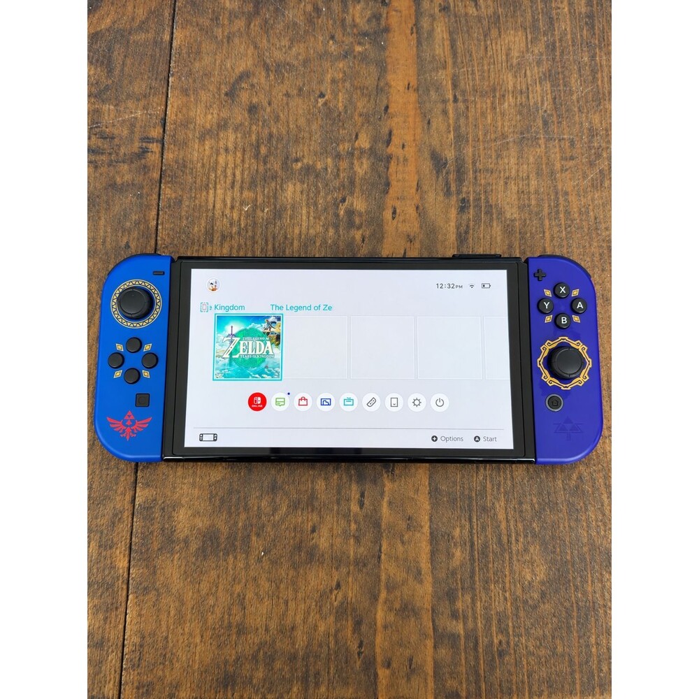 Nintendo Switch OLED Model Handheld Console - Zelda Skyward Sword Joycons